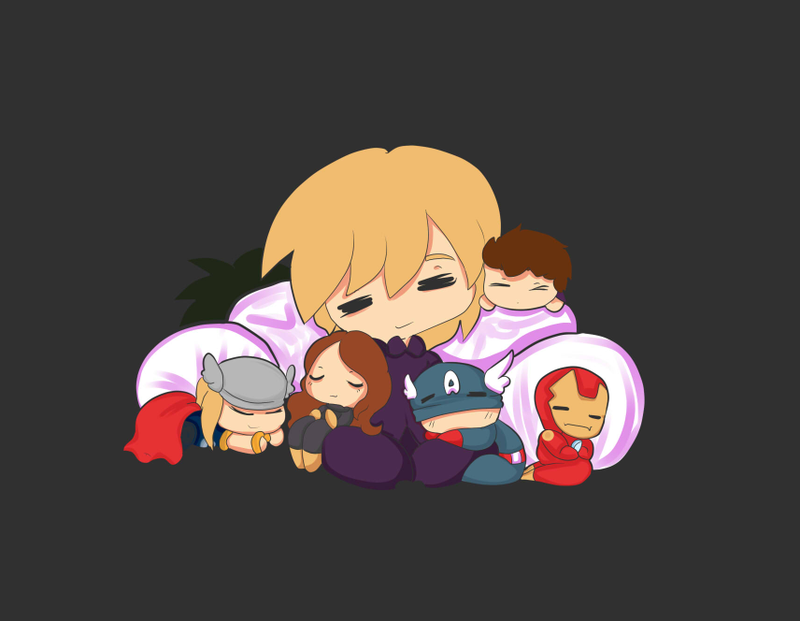 Illustration for article titled Mighty Cute Avengers: The Most Adorable Avengers Fan Art Ever!